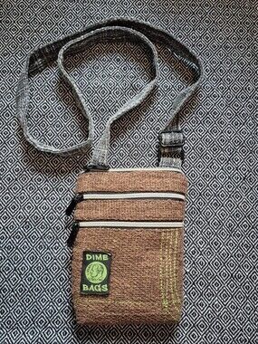 Dime Bags Hemp Crossbody Purse with Adjustable Strap